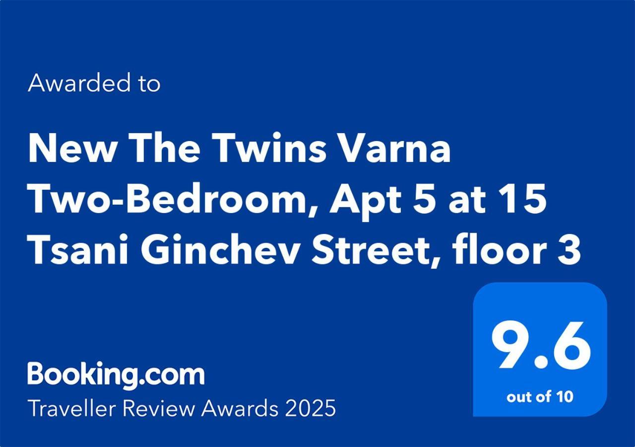New The Twins Varna Two-Bedroom, Apt 5 At 15 Tsani Ginchev Street, Floor 3 Eksteriør billede